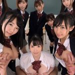 【VR】共学初年度 元女子校に入学した男子は僕ひとり！？先輩お姉さん達の部活勧誘がエロすぎて毎日金玉カラッカラ！邪魔者一切なし！1対9のハーレム学園天国！！ - 10