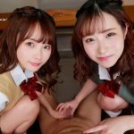 【VR】僕には人権のない放課後 クラスの小悪魔ビッチ2人組の肉バイブに任命されました ち○ぽWいじり&女潮W直浴び&連射強要W騎乗位中出しいぢめ体験VR 沙月恵奈 松本いちか - 3