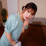 【VR】【8K】バレたら人生終了?!性感エステで副業している僕…来店したのはいつも無自覚に誘惑してくるデカ尻上司 新村あかり - 13