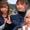 ゴールイン！美少女サポーター達とスタジアム外で秘密のオフサイド！【みゆ/ゆみ/れい/りん】Ver.れい＆りん