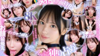【VR】ウブで、健気で、照れ屋さん。ゼロ距離で恥じらいスケベご奉仕【顔面特化】僕専用性処理メイド 渚あいり